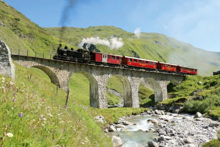 Trains, along with the Swiss Travel Pass, can help save Switzerland Trip Cost