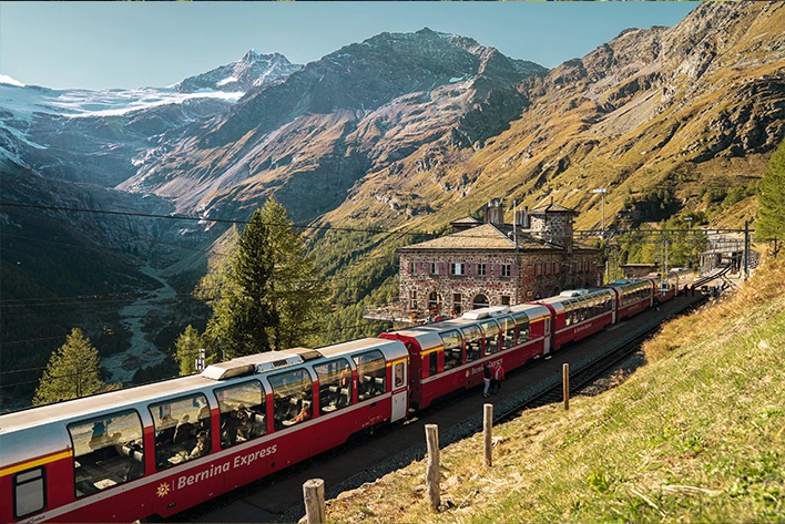 Bernina Express Panoramic Train