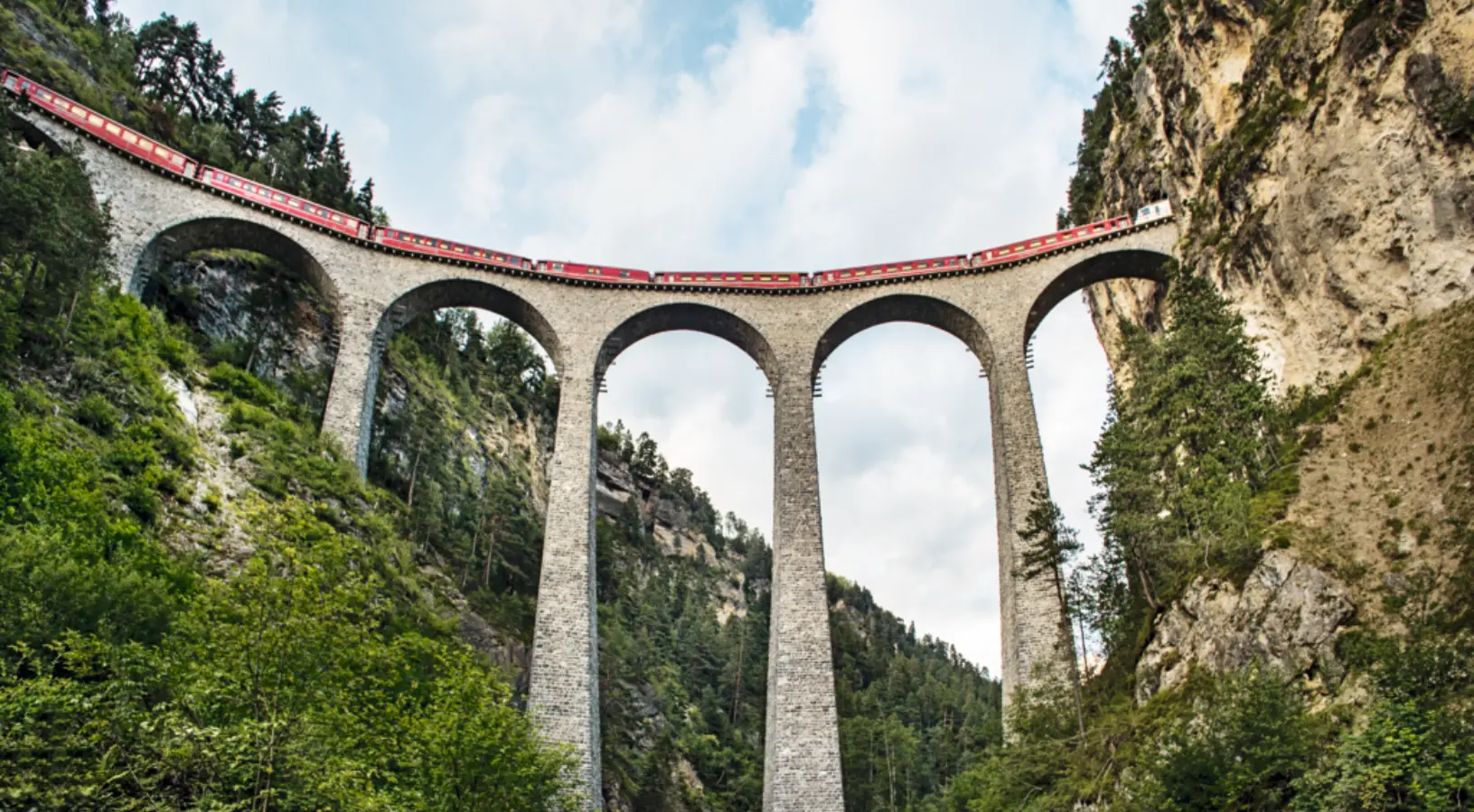 Swiss Travel Pass offers total flexibility when travelling with the Bernina Express, as shown in the picture